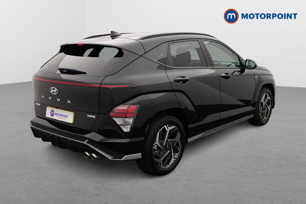 Hyundai Kona N Line Automatic Petrol-Electric Hybrid SUV - Stock Number (1610917) - Drivers side rear corner