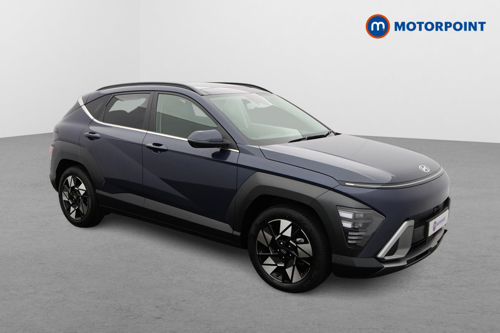 Hyundai Kona Ultimate Automatic Petrol-Electric Hybrid SUV - Stock Number (1610936) - Drivers side front corner