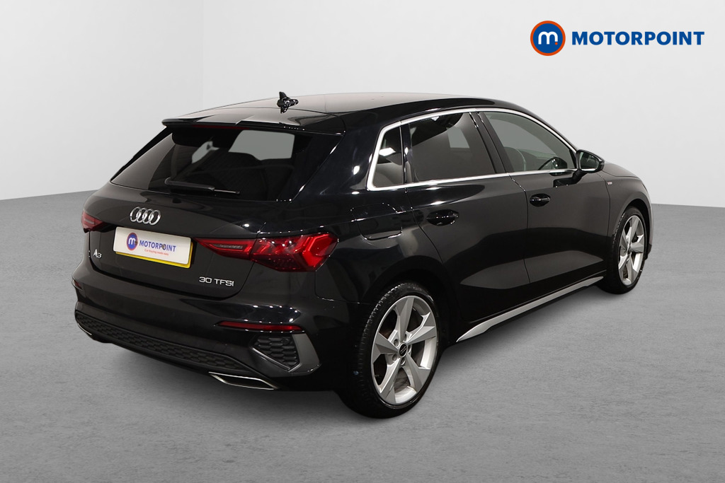 Audi A3 S Line Manual Petrol Hatchback - Stock Number (1612107) - Drivers side rear corner