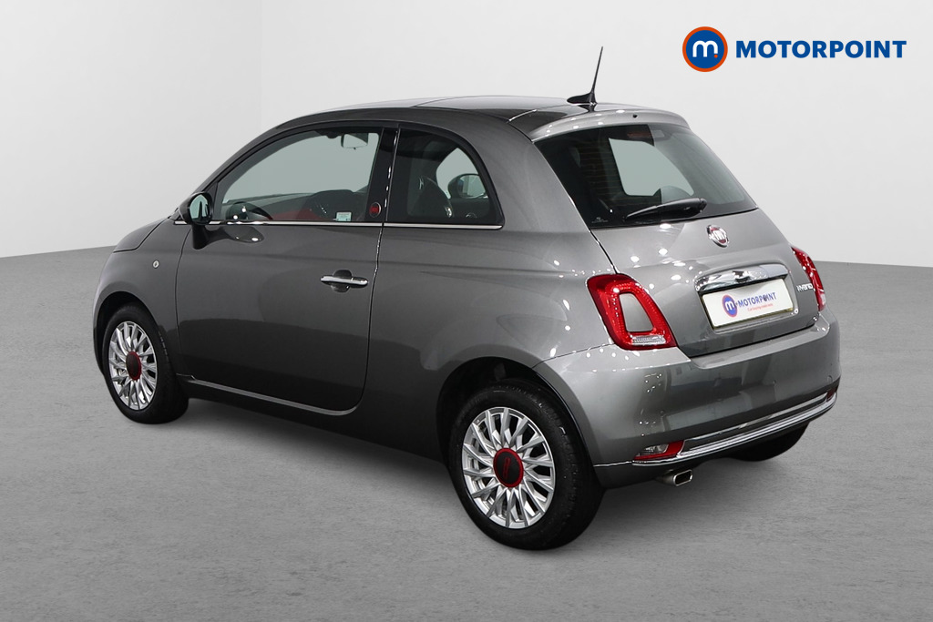 Fiat 500 RED Manual Petrol Hatchback - Stock Number (1611886) - Passenger side rear corner