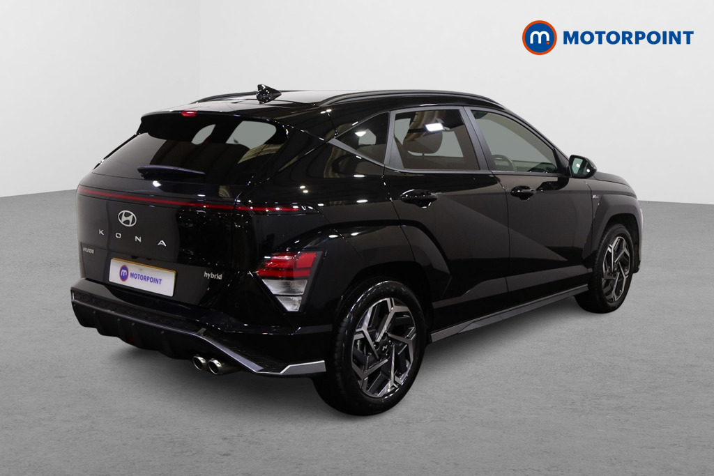 Hyundai Kona N Line Automatic Petrol-Electric Hybrid SUV - Stock Number (1610746) - Drivers side rear corner