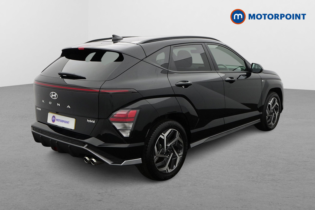 Hyundai Kona N Line Automatic Petrol-Electric Hybrid SUV - Stock Number (1610851) - Drivers side rear corner