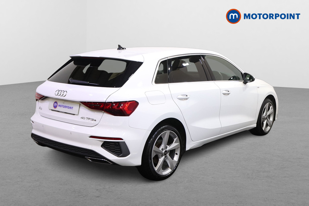 Audi A3 S Line Automatic Petrol Plug-In Hybrid Hatchback - Stock Number (1611546) - Drivers side rear corner