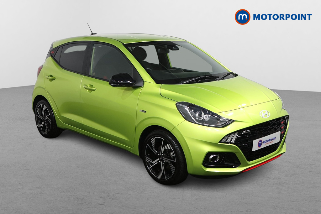 Hyundai I10 N Line Manual Petrol Hatchback - Stock Number (1610906) - Drivers side front corner