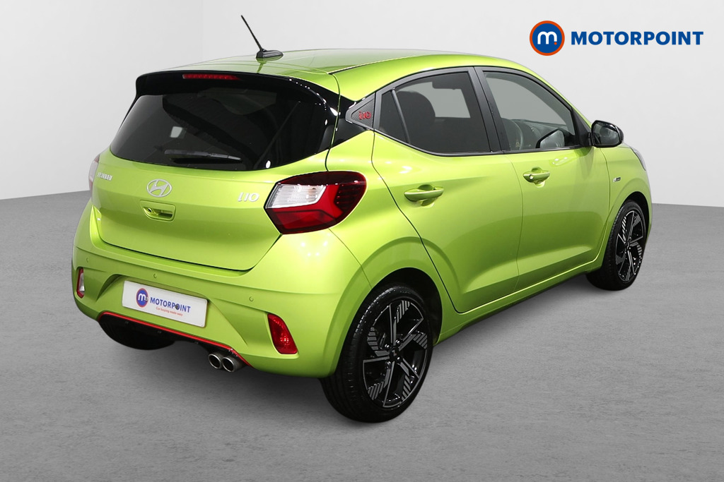 Hyundai I10 N Line Manual Petrol Hatchback - Stock Number (1610906) - Drivers side rear corner