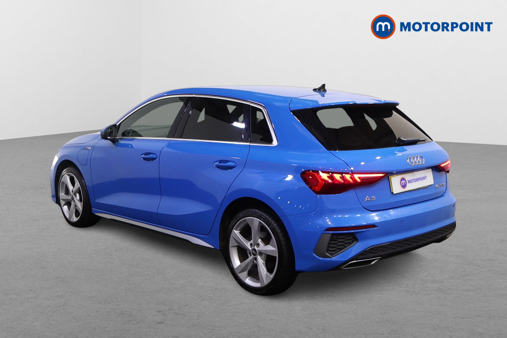 Audi A3 S Line Automatic Petrol Plug-In Hybrid Hatchback - Stock Number (1607565) - Passenger side rear corner