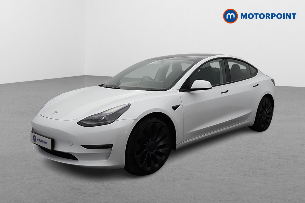 Tesla Model 3 Performance Automatic Electric Saloon - Stock Number (1609796) - Passenger side front corner