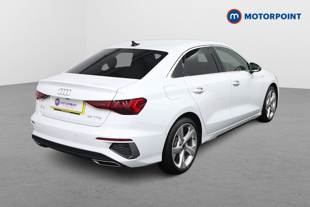 Audi A3 S Line Manual Petrol Saloon - Stock Number (1612868) - Drivers side rear corner