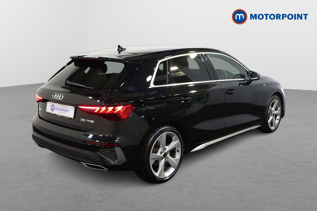 Audi A3 S Line Manual Petrol Hatchback - Stock Number (1610365) - Drivers side rear corner