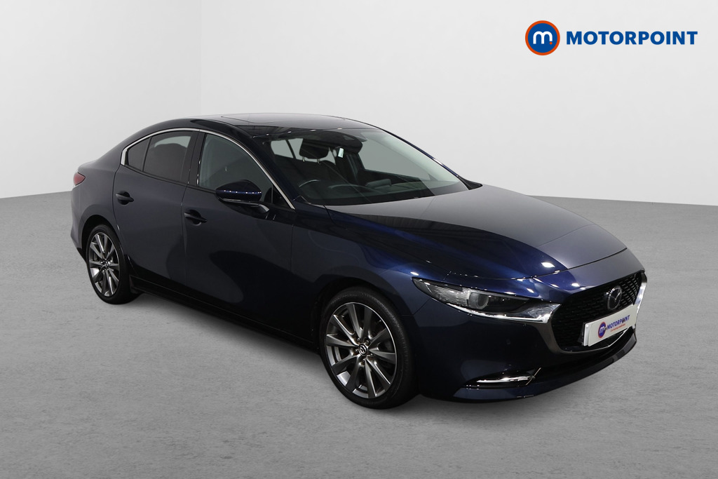 Mazda 3 Sport Lux Manual Petrol Saloon - Stock Number (1598497) - Drivers side front corner