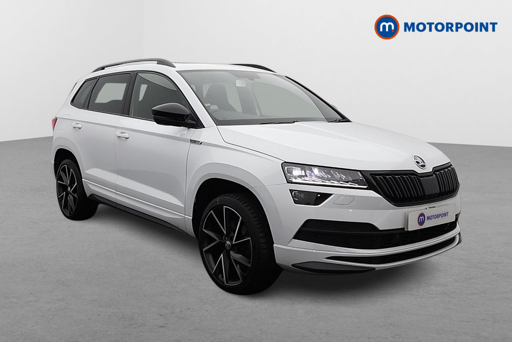 Skoda Karoq Sport Line Automatic Petrol SUV - Stock Number (1607147) - Drivers side front corner
