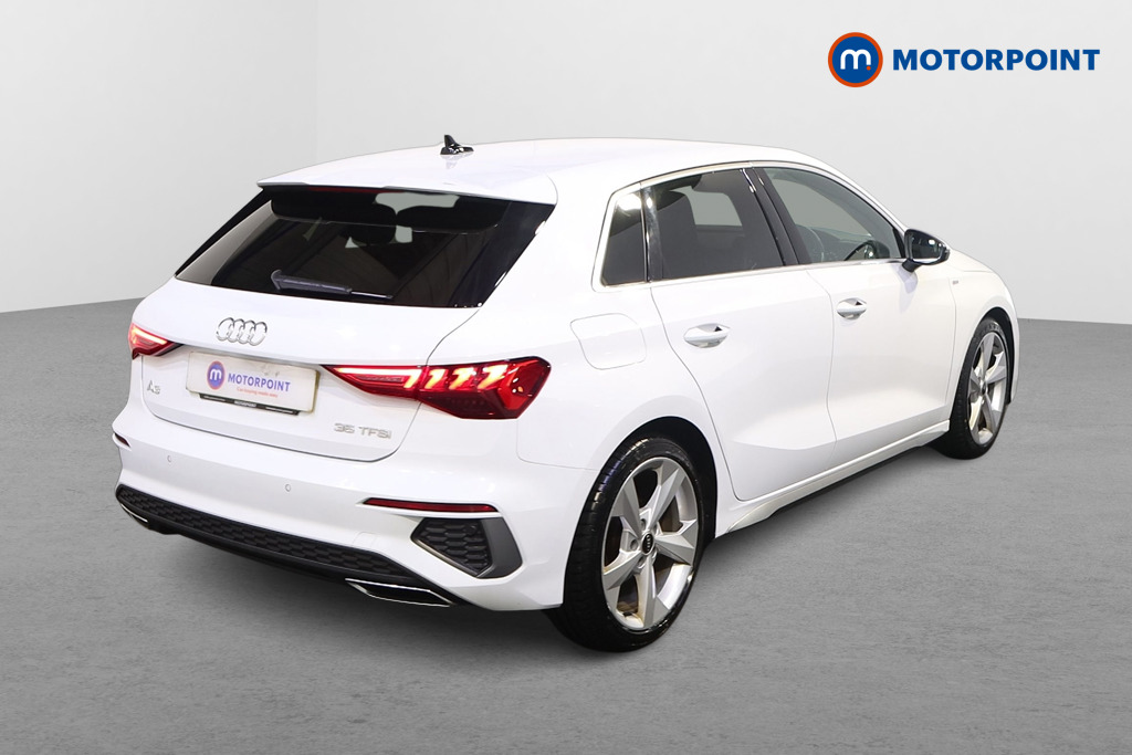 Audi A3 S Line Automatic Petrol Hatchback - Stock Number (1609896) - Drivers side rear corner