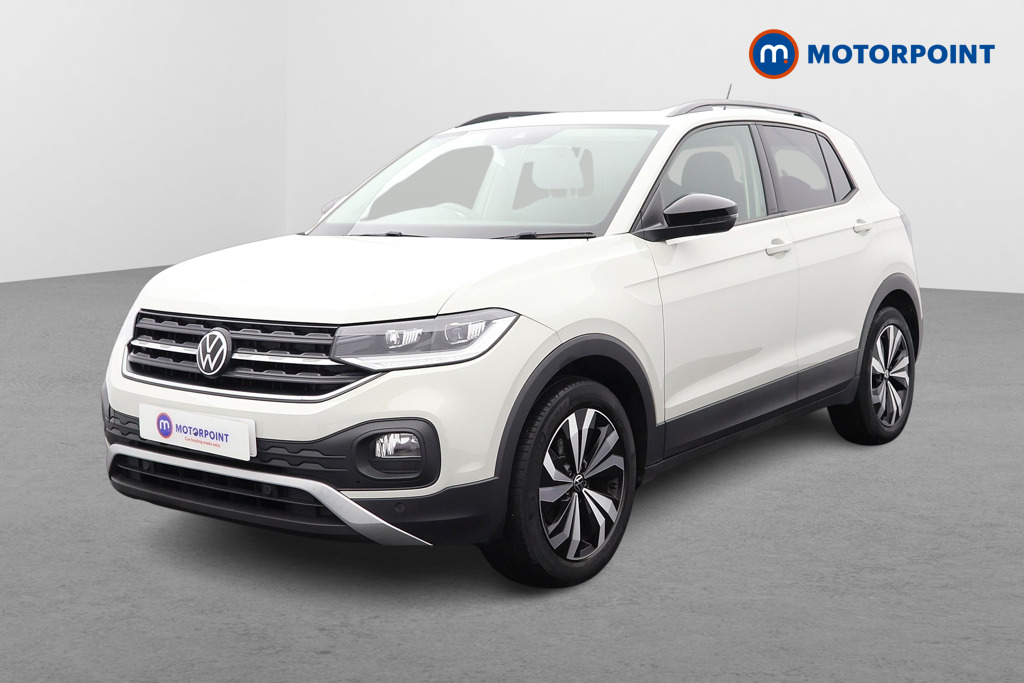 Volkswagen T-Cross Black Edition Manual Petrol SUV - Stock Number (1611620) - Passenger side front corner