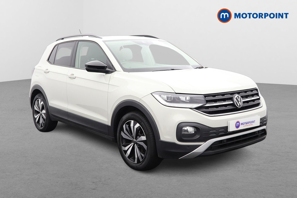 Volkswagen T-Cross Black Edition Manual Petrol SUV - Stock Number (1611620) - Drivers side front corner