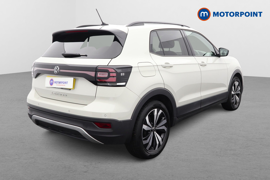 Volkswagen T-Cross Black Edition Manual Petrol SUV - Stock Number (1611620) - Drivers side rear corner