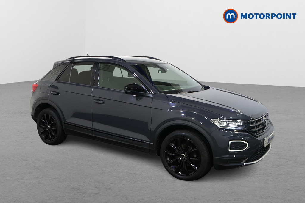 Volkswagen T-Roc Black Edition Automatic Petrol SUV - Stock Number (1611653) - Drivers side front corner