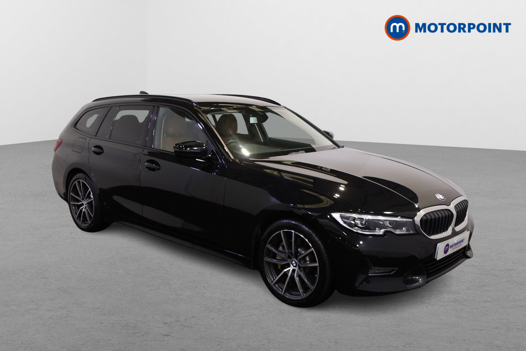 BMW 3 Series Sport Pro Automatic Petrol Plug-In Hybrid Estate - Stock Number (1612156) - Drivers side front corner