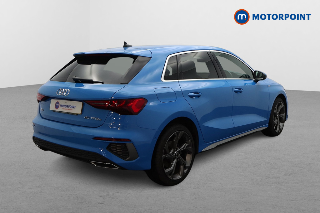 Audi A3 S Line Automatic Petrol Plug-In Hybrid Hatchback - Stock Number (1605761) - Drivers side rear corner