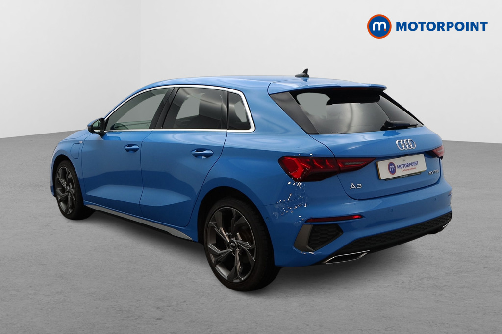 Audi A3 S Line Automatic Petrol Plug-In Hybrid Hatchback - Stock Number (1605761) - Passenger side rear corner