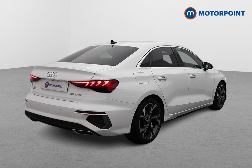 Audi A3 S Line Manual Petrol Saloon - Stock Number (1608169) - Drivers side rear corner