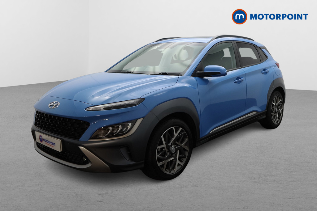 Hyundai Kona Ultimate Automatic Petrol-Electric Hybrid SUV - Stock Number (1609010) - Passenger side front corner