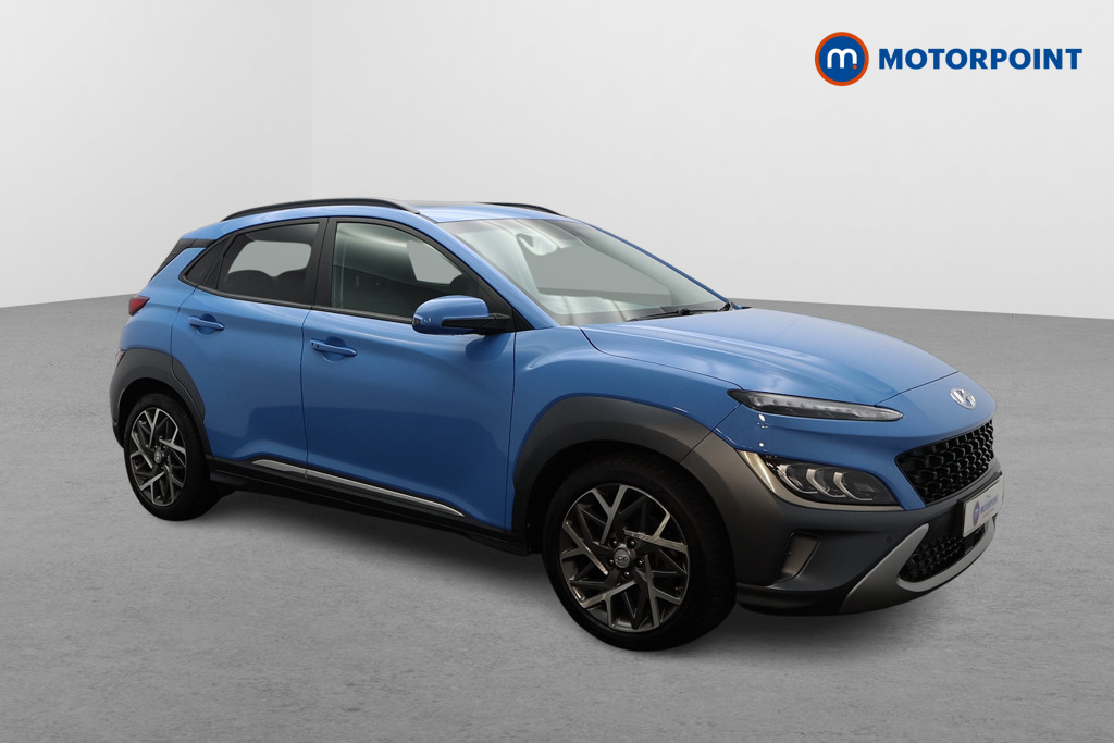 Hyundai Kona Ultimate Automatic Petrol-Electric Hybrid SUV - Stock Number (1609010) - Drivers side front corner