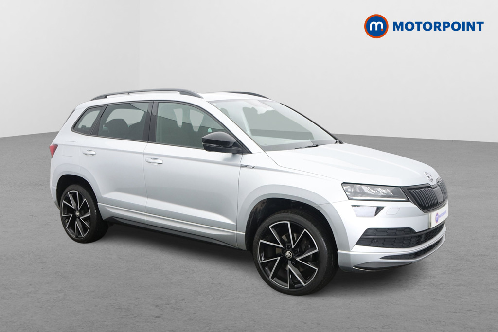 Skoda Karoq Sport Line Automatic Petrol SUV - Stock Number (1613850) - Drivers side front corner