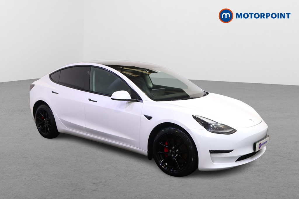 Tesla Model 3 Long Range Automatic Electric Saloon - Stock Number (1615757) - Drivers side front corner