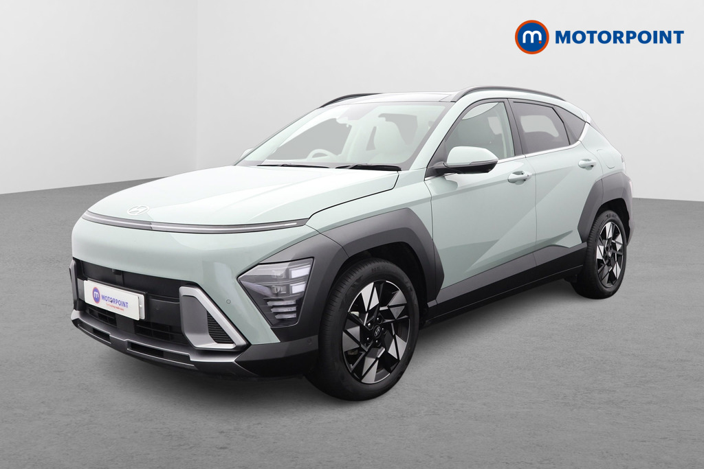 Hyundai Kona Ultimate Automatic Petrol-Electric Hybrid SUV - Stock Number (1610943) - Passenger side front corner