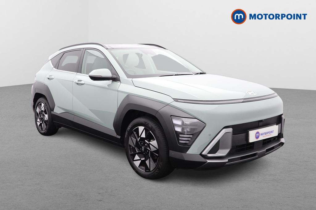 Hyundai Kona Ultimate Automatic Petrol-Electric Hybrid SUV - Stock Number (1610943) - Drivers side front corner