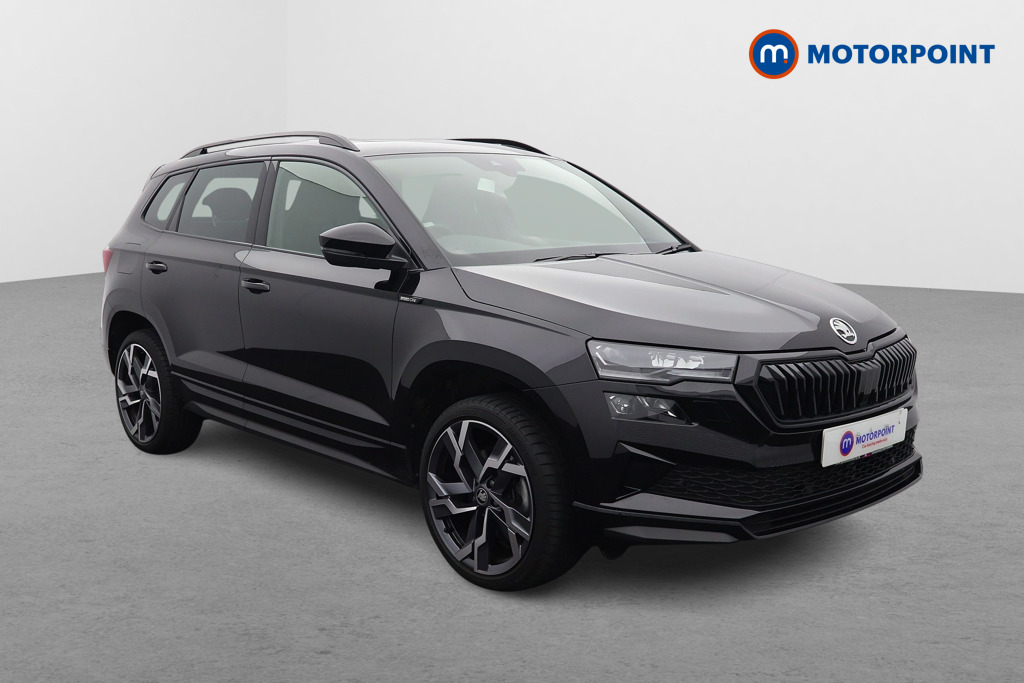 Skoda Karoq Sportline Edition Manual Petrol SUV - Stock Number (1614843) - Drivers side front corner