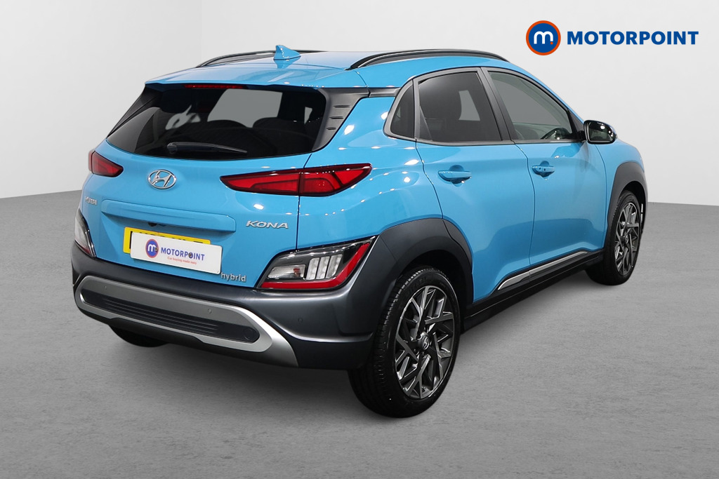 Hyundai Kona Premium Automatic Petrol-Electric Hybrid SUV - Stock Number (1615815) - Drivers side rear corner