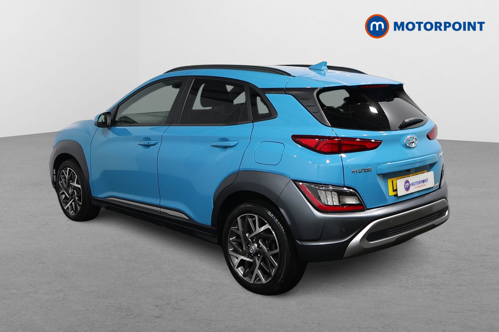 Hyundai Kona Premium Automatic Petrol-Electric Hybrid SUV - Stock Number (1615815) - Passenger side rear corner