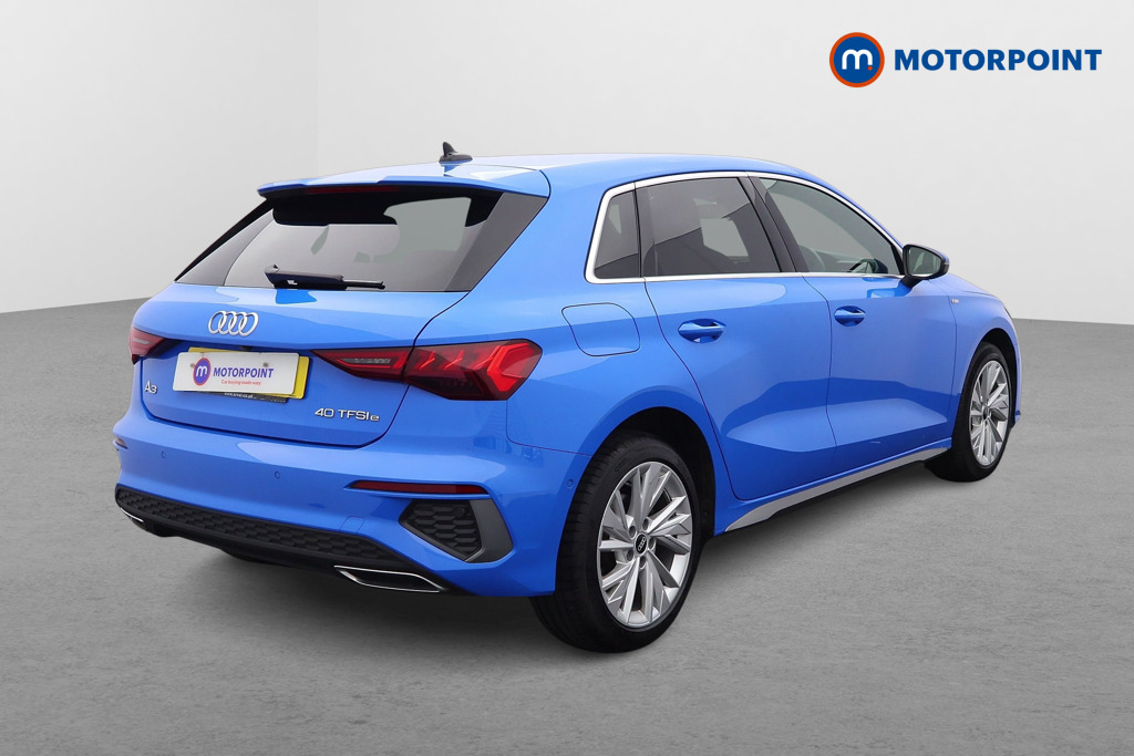 Audi A3 S Line Automatic Petrol Plug-In Hybrid Hatchback - Stock Number (1611226) - Drivers side rear corner