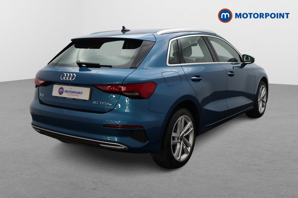 Audi A3 Sport Automatic Petrol Plug-In Hybrid Hatchback - Stock Number (1612319) - Drivers side rear corner