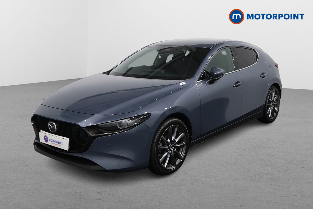 Mazda 3 Exclusive-Line Automatic Petrol Hatchback - Stock Number (1609041) - Passenger side front corner