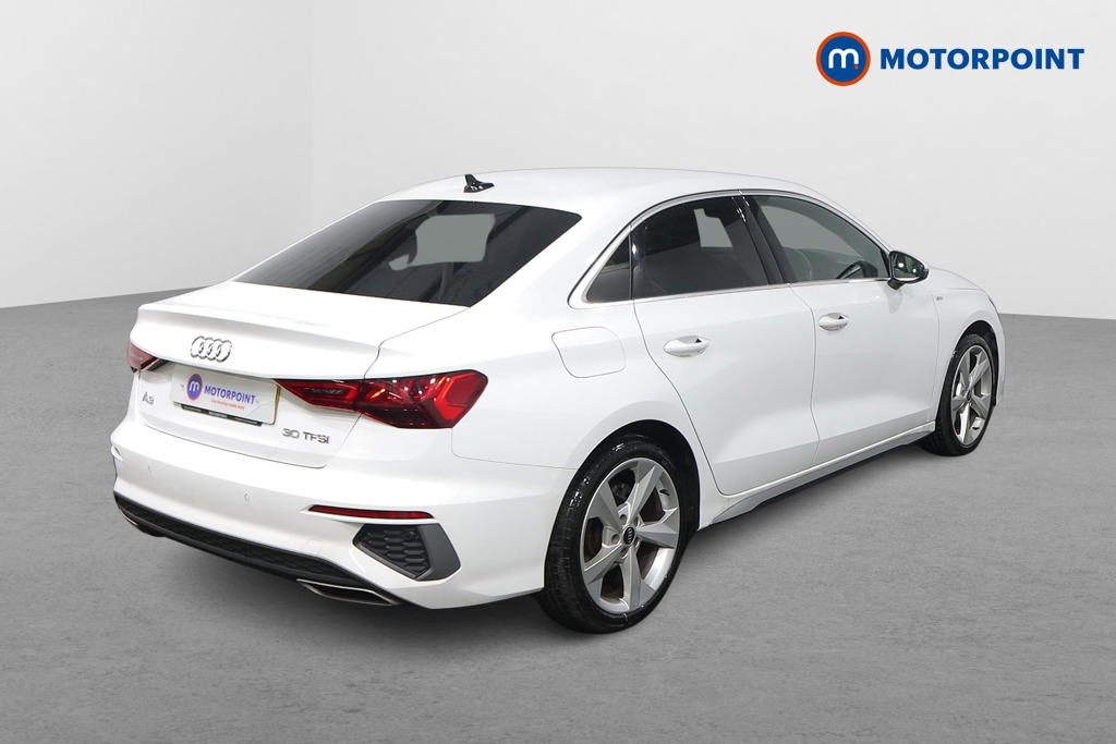 Audi A3 S Line Manual Petrol Saloon - Stock Number (1598635) - Drivers side rear corner