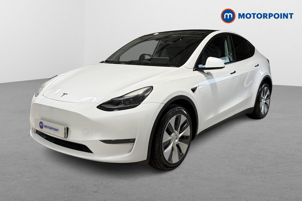 Tesla Model Y Long Range Automatic Electric SUV - Stock Number (1605556) - Passenger side front corner