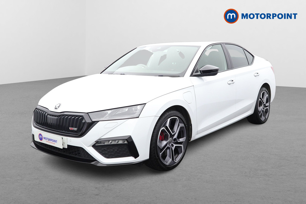 Skoda Octavia VRS Automatic Petrol Plug-In Hybrid Hatchback - Stock Number (1616174) - Passenger side front corner