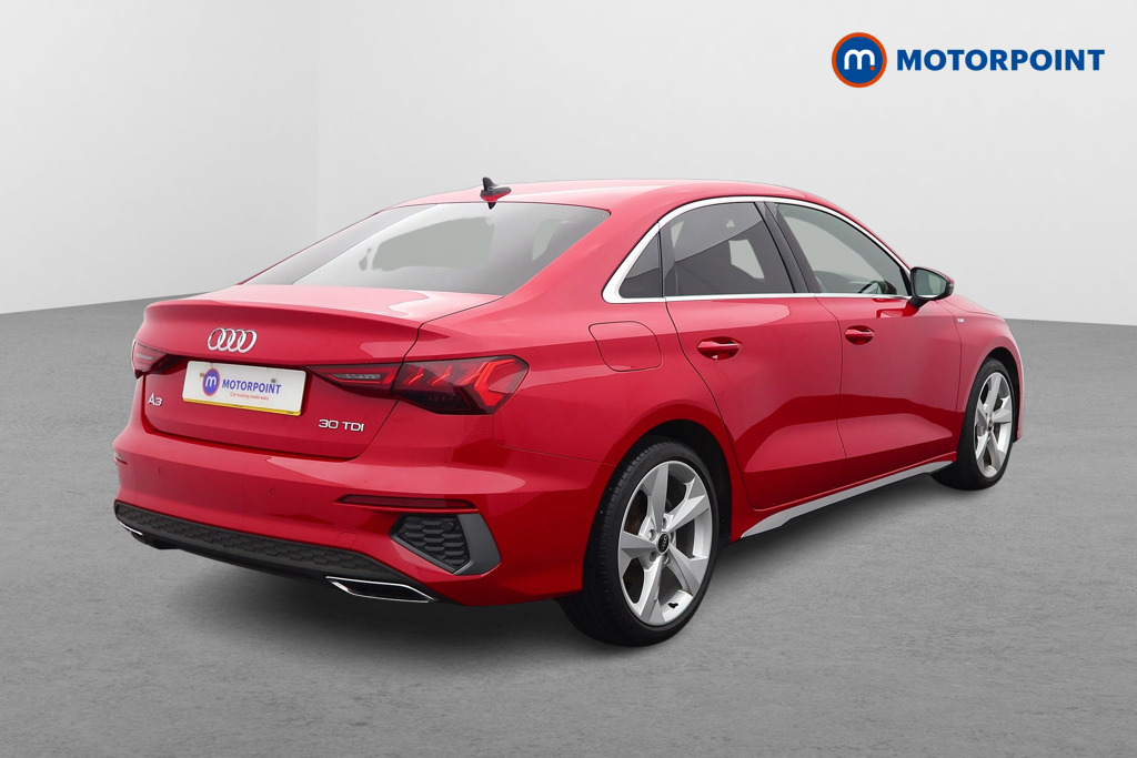 Audi A3 S Line Manual Diesel Saloon - Stock Number (1616733) - Drivers side rear corner