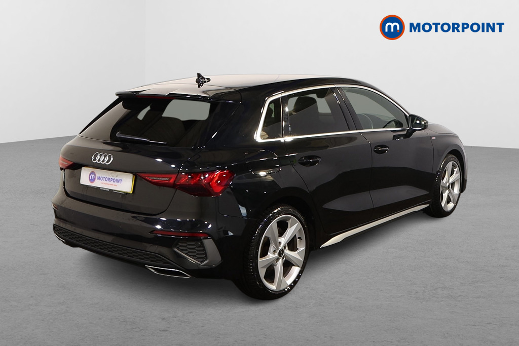 Audi A3 S Line Manual Petrol Hatchback - Stock Number (1618655) - Drivers side rear corner