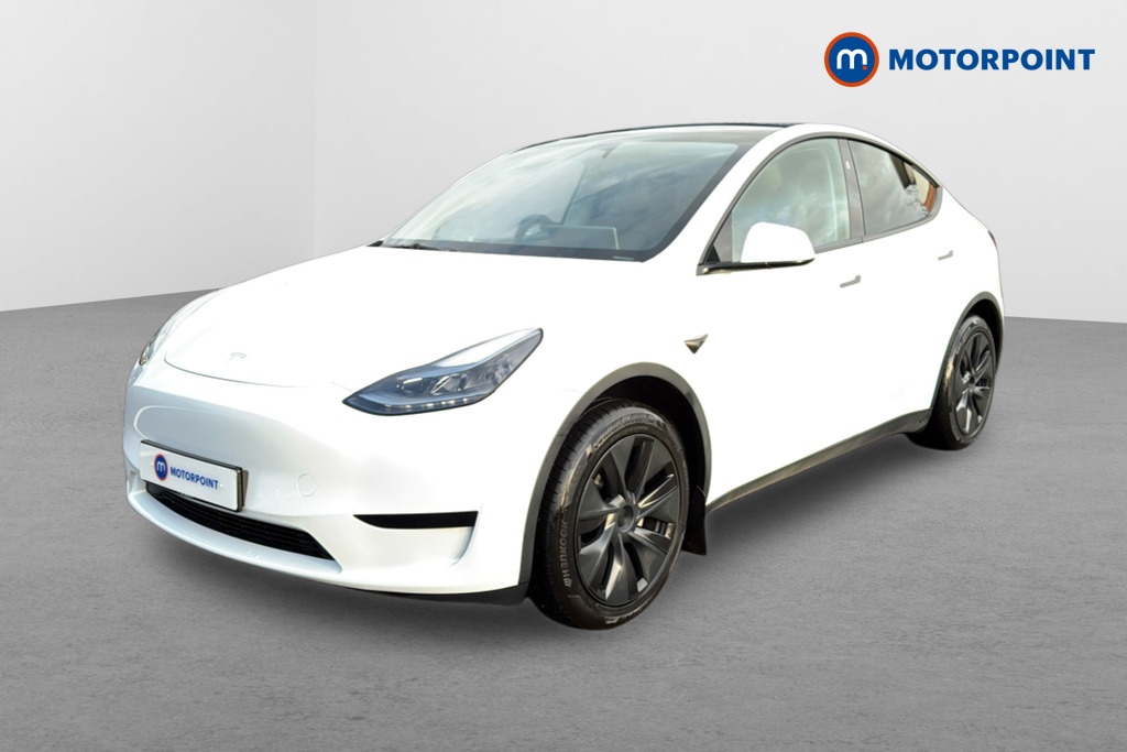 Tesla Model Y Long Range Automatic Electric SUV - Stock Number (1596892) - Passenger side front corner