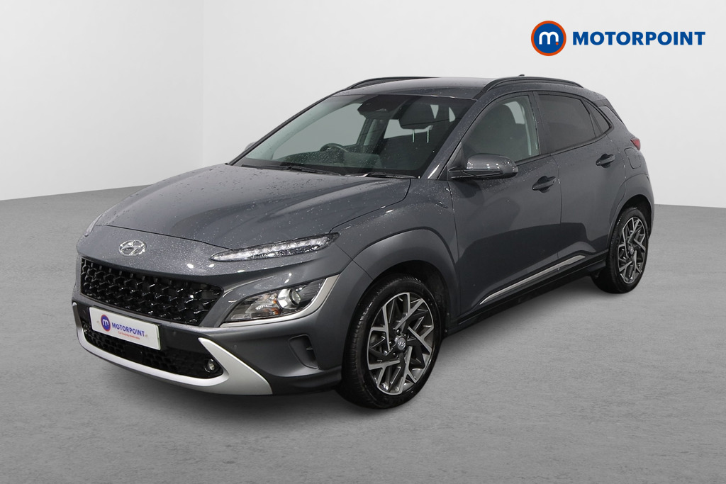 Hyundai Kona Premium Automatic Petrol-Electric Hybrid SUV - Stock Number (1617642) - Passenger side front corner