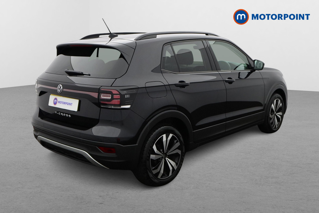 Volkswagen T-Cross Black Edition Manual Petrol SUV - Stock Number (1610302) - Drivers side rear corner