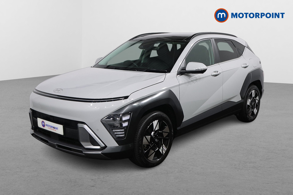 Hyundai Kona Ultimate Automatic Petrol-Electric Hybrid SUV - Stock Number (1618157) - Passenger side front corner