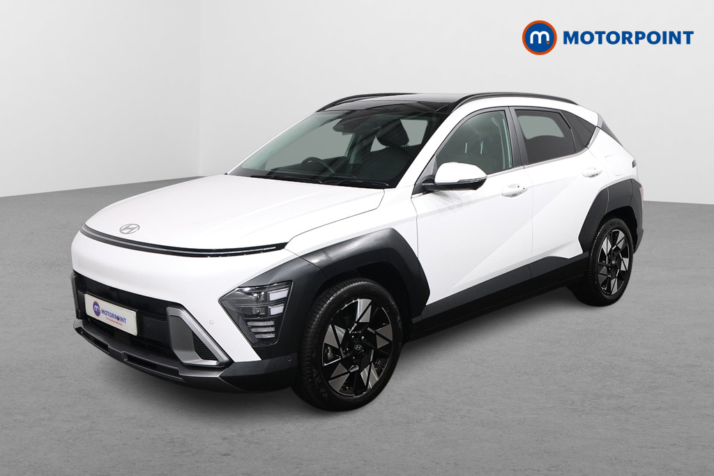 Hyundai Kona Ultimate Automatic Petrol-Electric Hybrid SUV - Stock Number (1618163) - Passenger side front corner