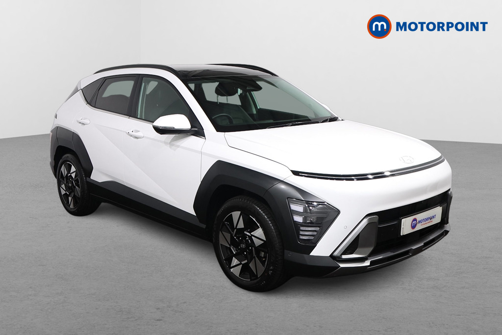 Hyundai Kona Ultimate Automatic Petrol-Electric Hybrid SUV - Stock Number (1618163) - Drivers side front corner