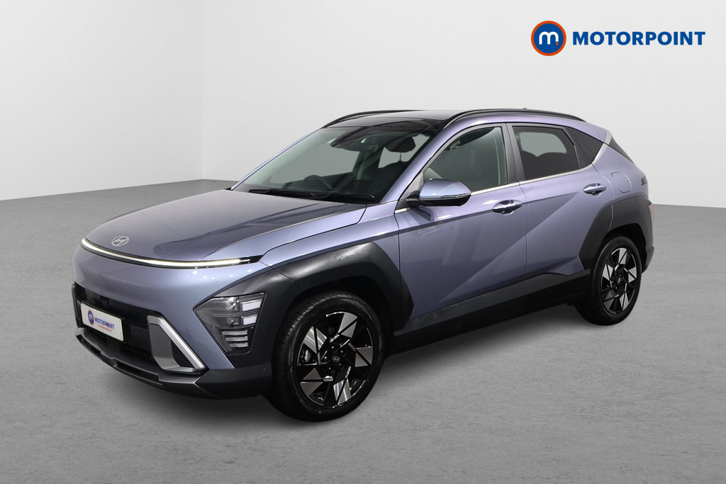 Hyundai Kona Ultimate Automatic Petrol-Electric Hybrid SUV - Stock Number (1618339) - Passenger side front corner