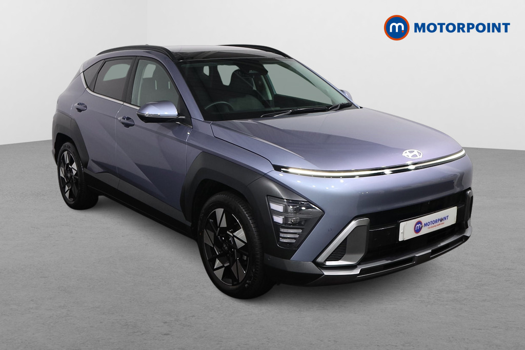 Hyundai Kona Ultimate Automatic Petrol-Electric Hybrid SUV - Stock Number (1618339) - Drivers side front corner