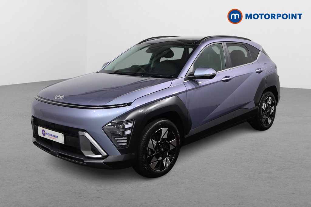 Hyundai Kona Ultimate Automatic Petrol-Electric Hybrid SUV - Stock Number (1618341) - Passenger side front corner